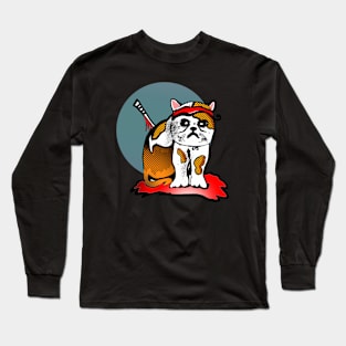 Orange cat hero Long Sleeve T-Shirt